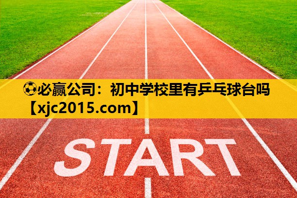 初中学校里有乒乓球台吗